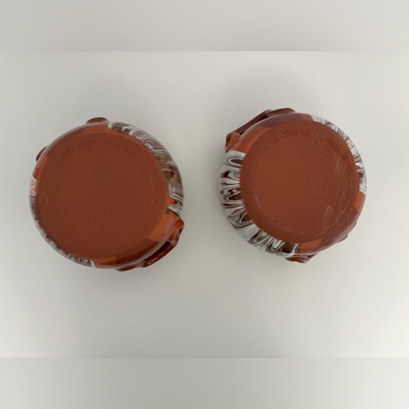 Handcrafted Vintage Troyan Pottery Terracotta Cooking Pots with Unique Glaze - Picture 10 of 10
